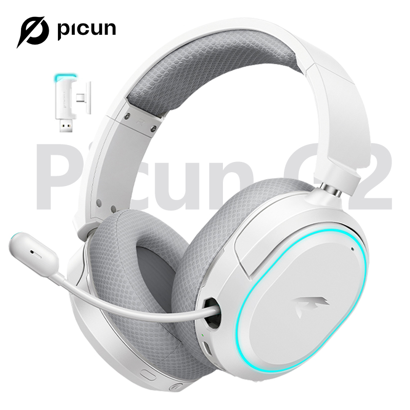 Gaming Headset 7.1 - Picun g2 2.4ghz bluetooth sem fio