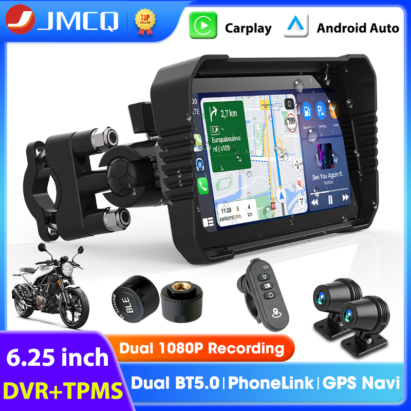 Dual Monitor Stand - Tela carplay de 6.25 polegadas para
