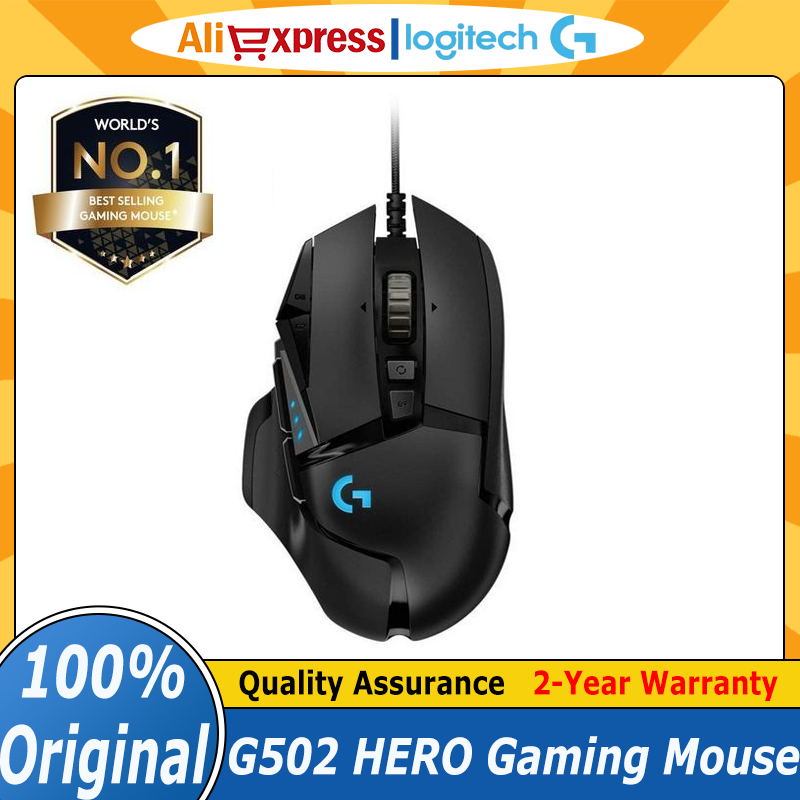 Esports Gaming Mouse Weight Adjustable - Mouse Gamer com Fio Logitech G502