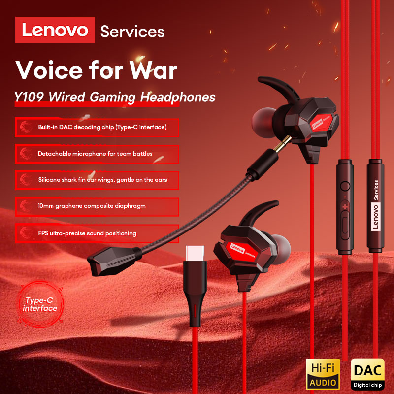 Esports Gaming Video - Fone de Ouvido Gamer Lenovo Y109