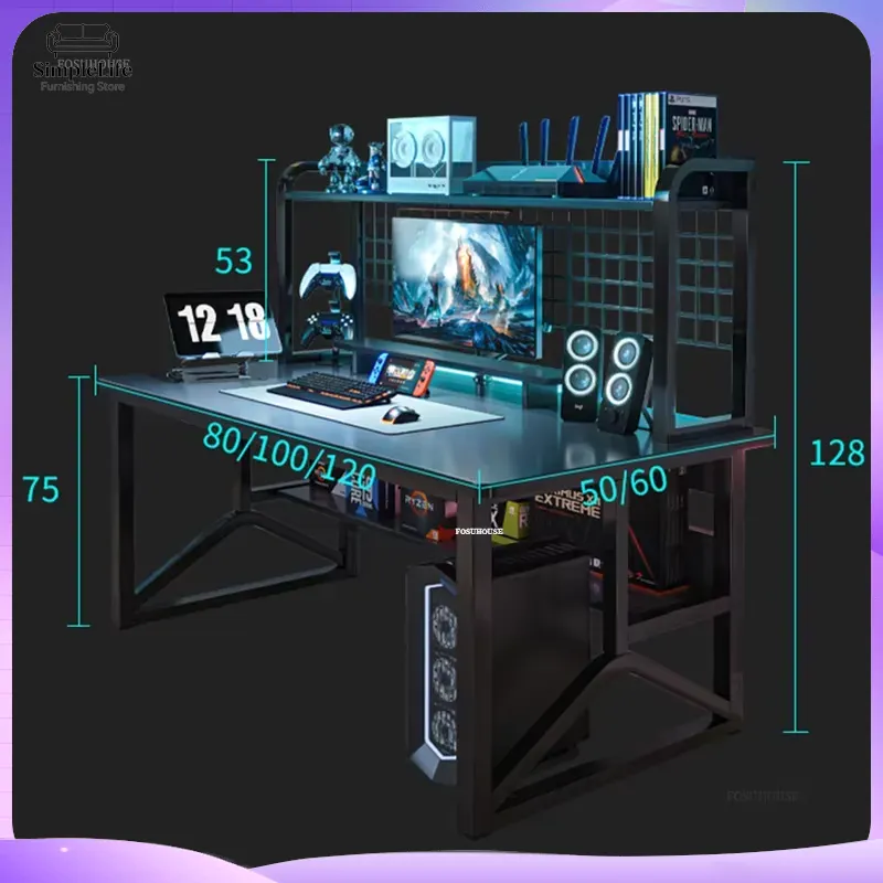 Esports Gaming School - Mesa de Computador Nórdica para Jogos,