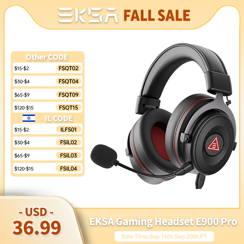 Gaming Headset 7.1 - Fones de Ouvido para Jogos EKSA