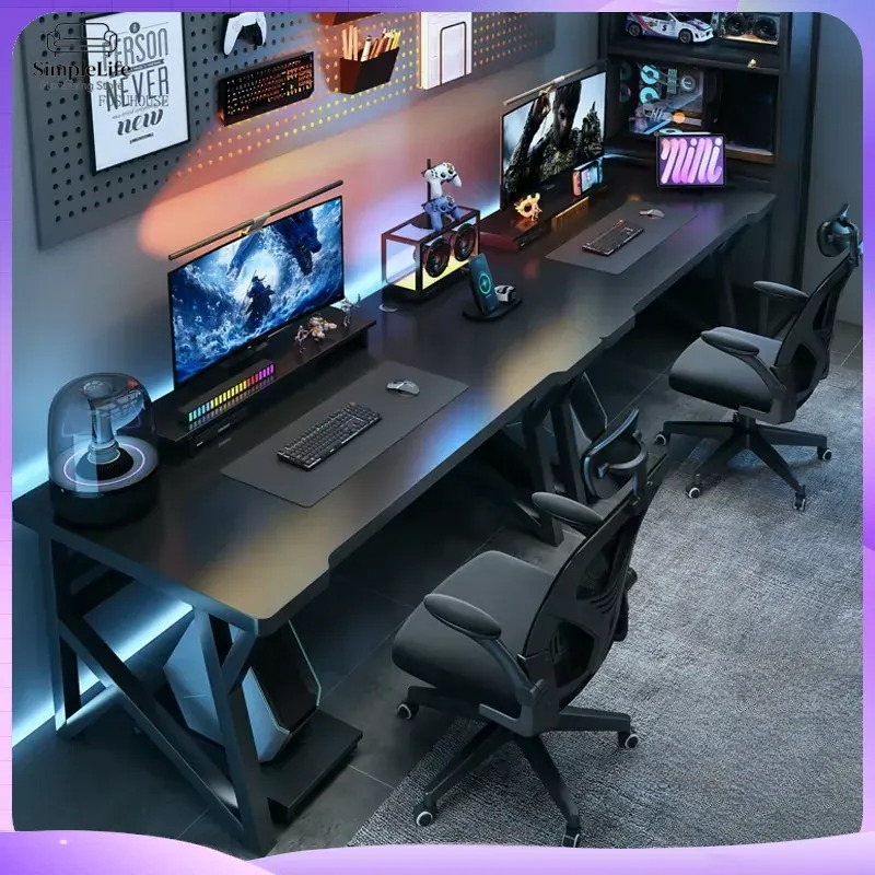 Esports Gaming School - Mesa de Computador Dupla Moderna para