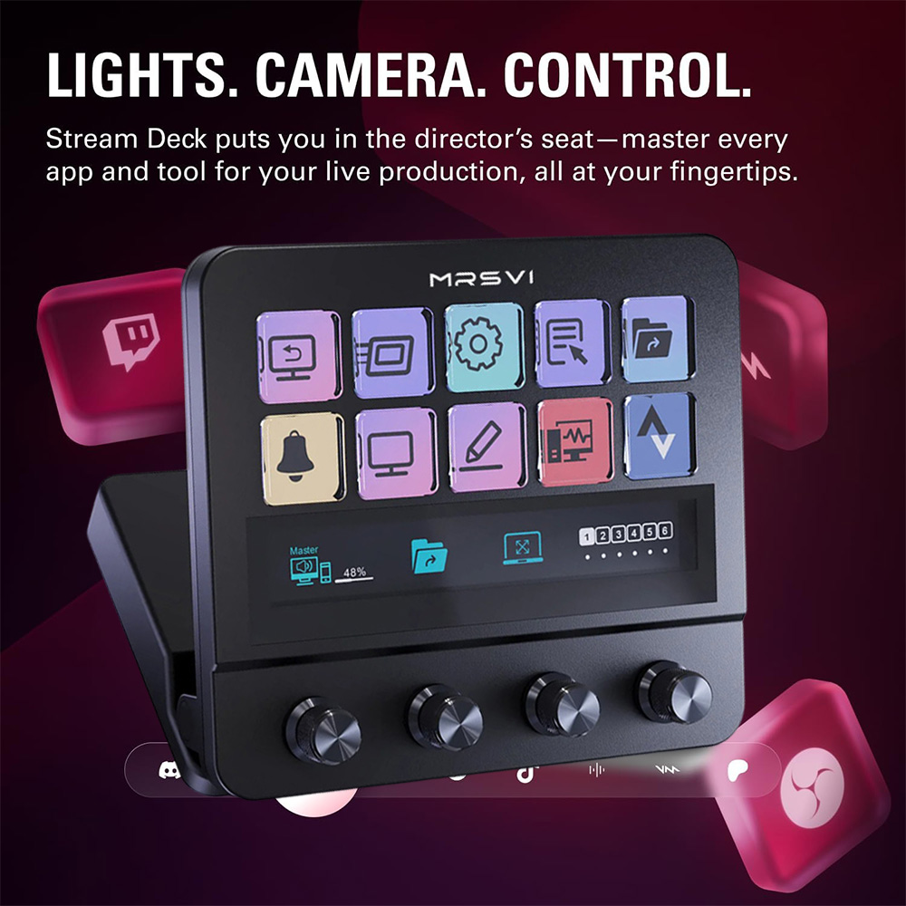 Controlador MRSVI N4 Stream De - Elgato Stream Deck avaliação e preço