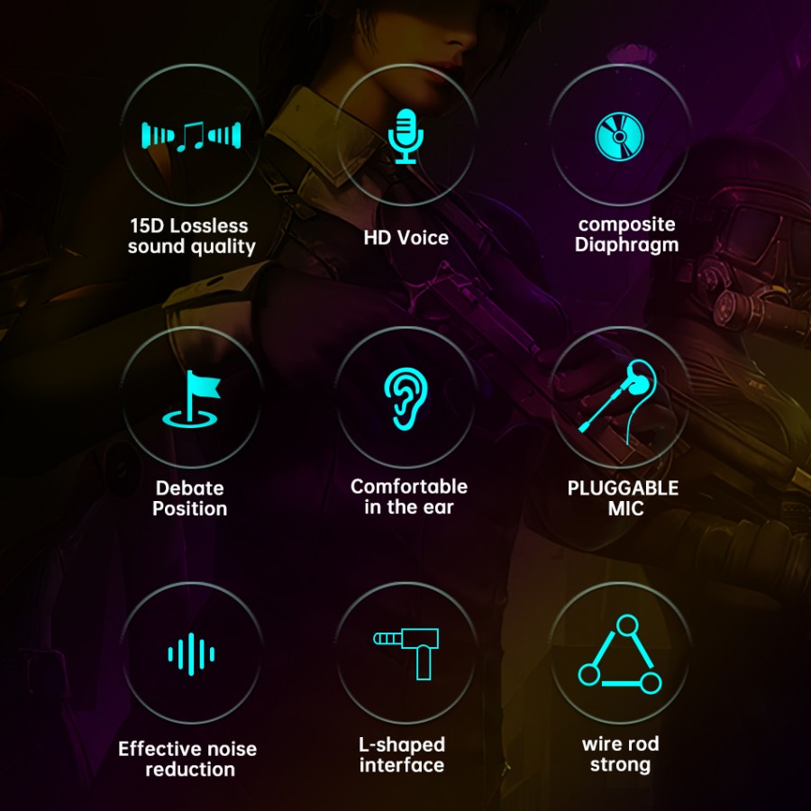 Fone de ouvido para jogos Espo - Esports Gaming Video avaliação e preço