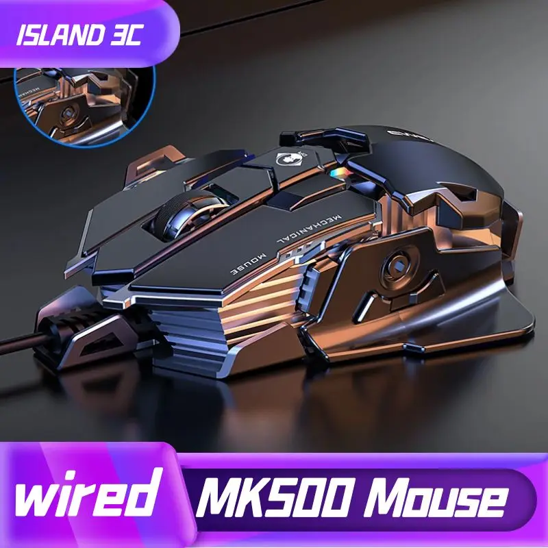 MK500 Esports Gaming Mouse Com - Esports Gaming Mouse Weight Adjustable avaliação e preço