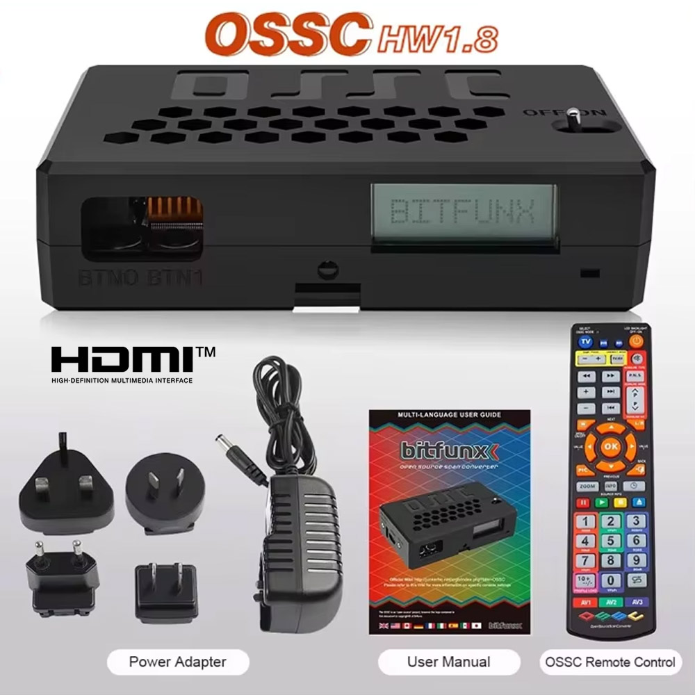 BitFunx V1.8 OSSC Upscaler Con - Elgato Stream Deck avaliação e preço