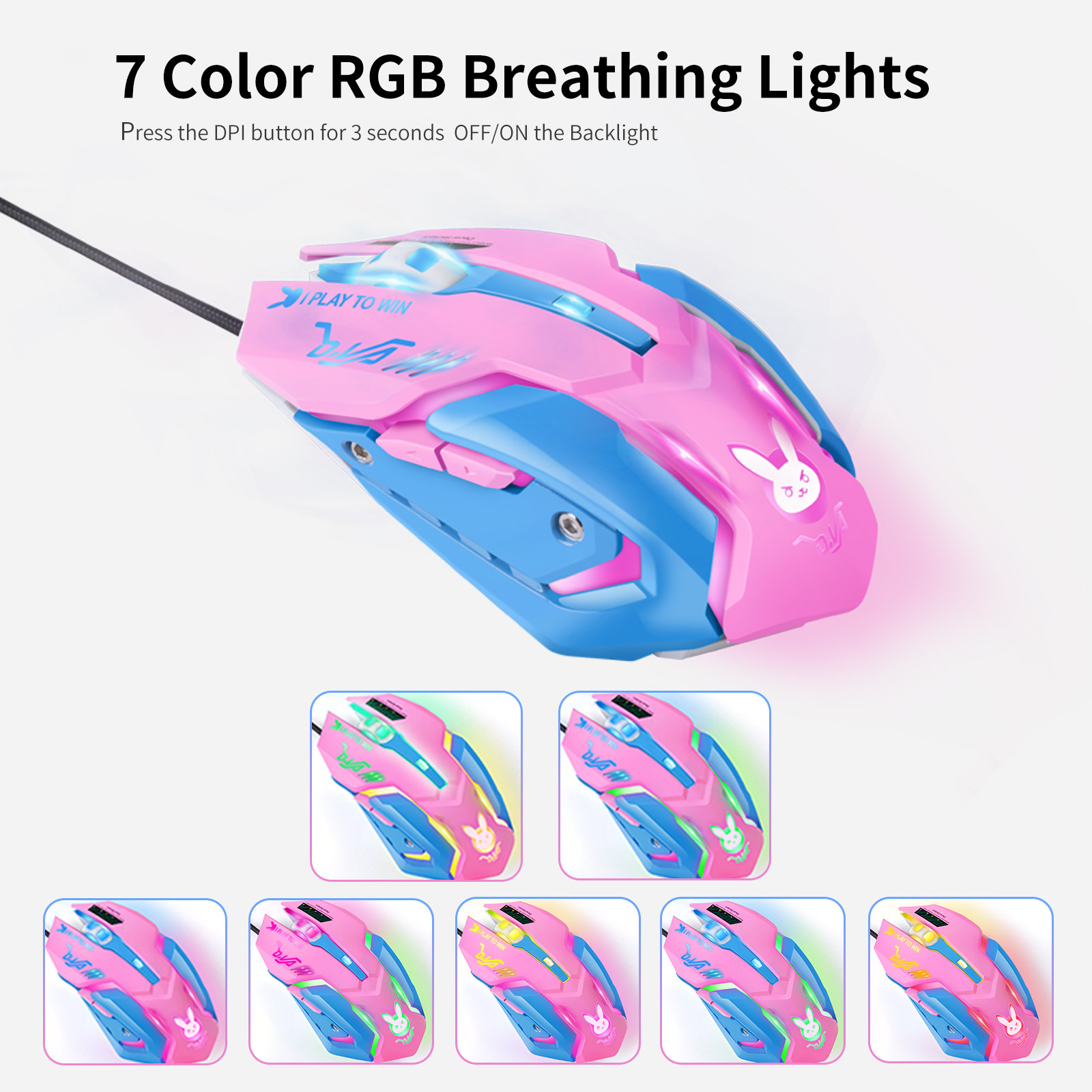 Mouse Gamer Silencioso e Color - Esports Gaming Mouse Weight Adjustable avaliação e preço